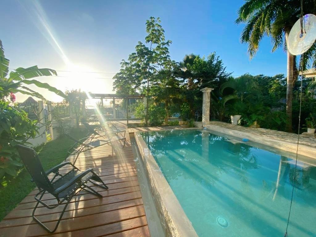 Camino Del Alma Apartments Bacalar Buitenkant foto